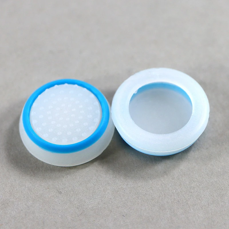 YuXi 2 шт. Нескользящий силиконовый чехол для аналогового джойстика, колпачки для ручек для большого пальца для PS3 PS4 Pro Slim PS5 Контроллер для Xbox One/360