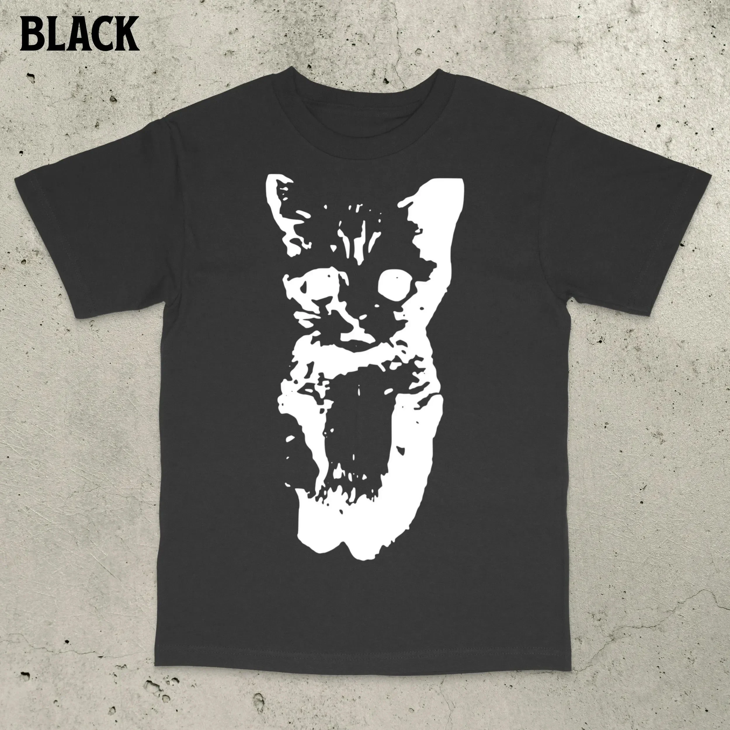 Cute Kitten Graphic Cat Funny Cat Meme Shirt Stupid Meme Shirt Cursed Cat Gen Z Meme Cringe T-Shirt Men Clothing comfortable