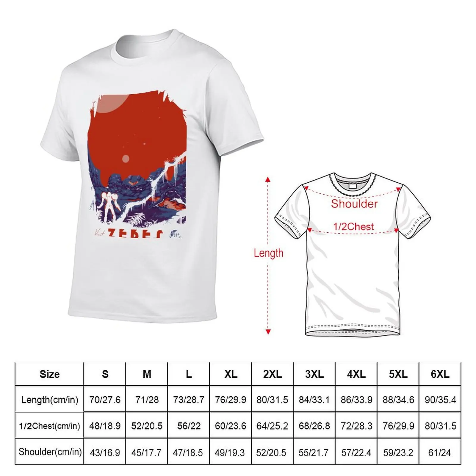 visit zebes T-Shirt man t shirt designer t shirts for man cotton soft T-Shirt