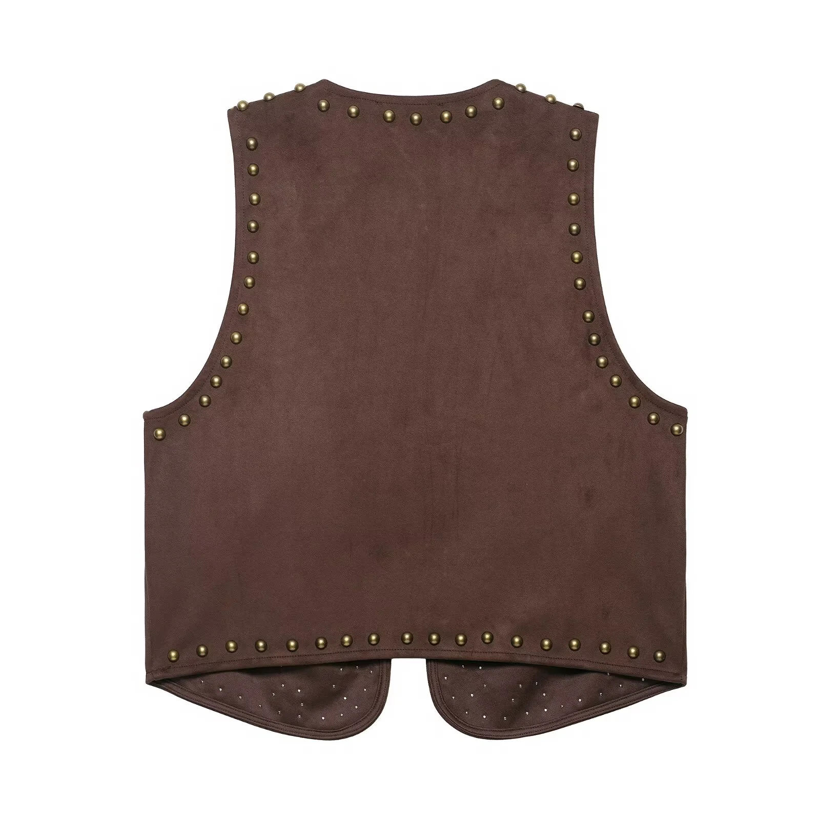 RARA2025 ملابس نسائية صيفية جديدة غير رسمية بسيطة موضة فضفاضة مريحة بدون فتحة سترة دون أكمام + شورت برشام #3