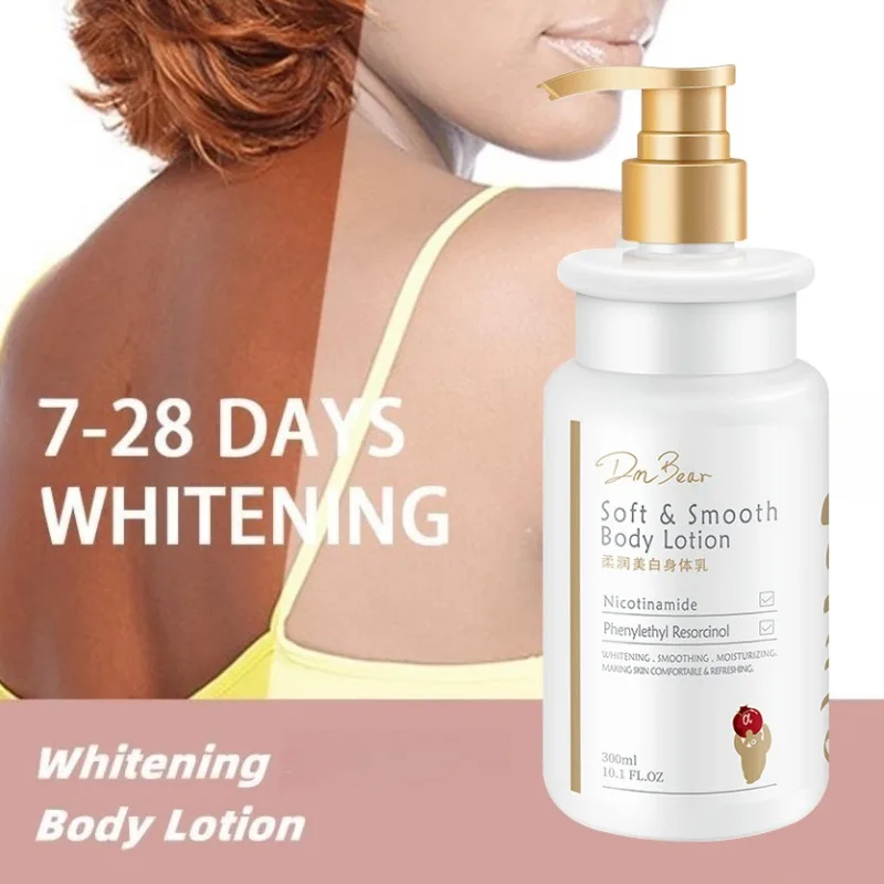 Niacinamide 377 Whitening Vitamin E Body Lotion Smooth Lightening Skin Moisturizing Cream Removes Dry Scaly