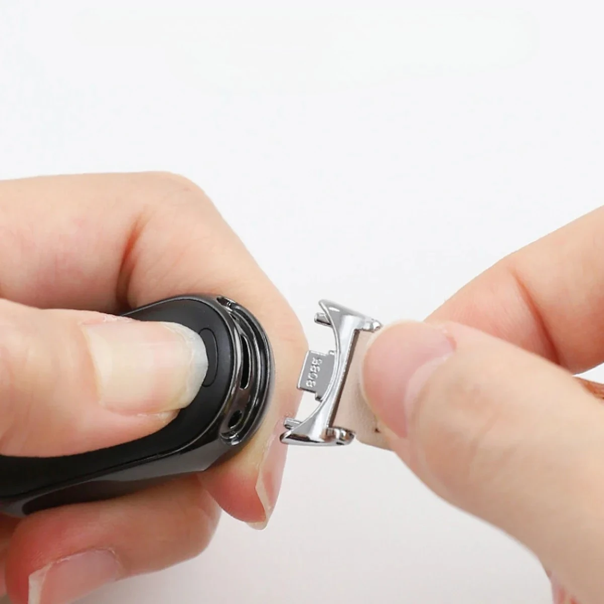 Novo aplicável a mi band 8 9 correias pulseira moda único-lap corrente de metal esporte feminino pulseira inteligente acessórios de substituição