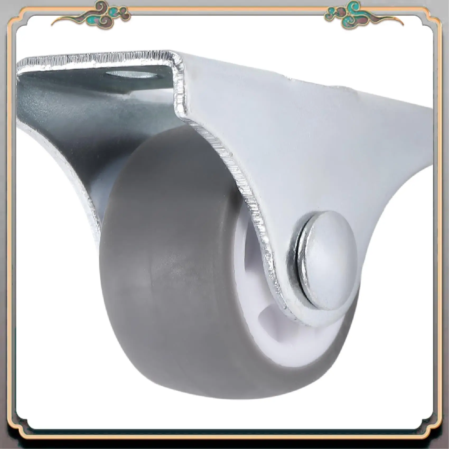 

Колеса-ролики A46M-8PCS из ТПЭ, фиксированные, с жесткой основой без поворота, на шарикоподшипниках, для тележек, с верхней пластиной, 1 дюйм