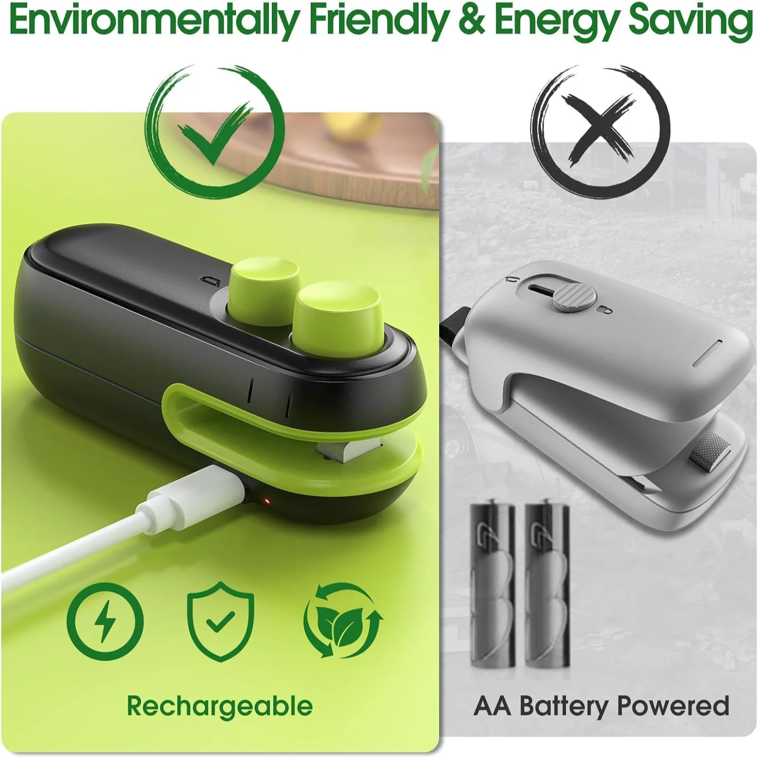 미니 백 실러, 칩용 휴대용 열 백 실러, USB 충전식 플라스틱 재실러, 휴대용 열 밀봉 진공 밀봉