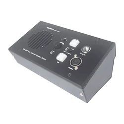 TELIKOU WS-200 |Speaking Station 2-Wire Desktop Substation Intercom System 1000ft Range for Events ,Meeting Full Duplex Clearcom