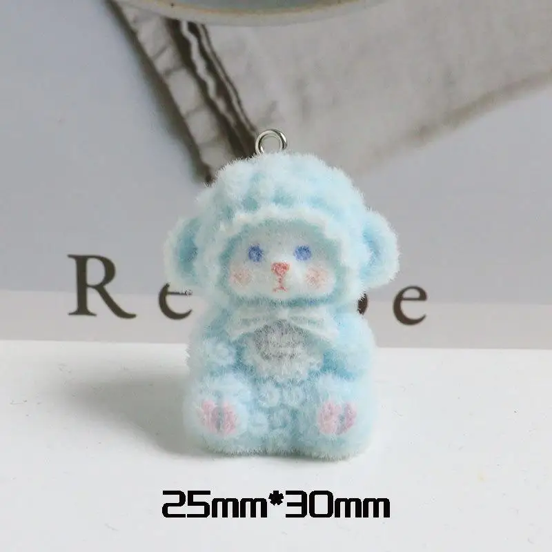 Sheep Keychain For Women Mini Lamb Doll Pendant DIY Handmade Bag Charms Phone Strap Car Keychain Accessories Gifts