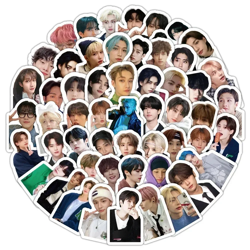 ملصقات فرقة الأولاد الوسيمين للأطفال ، ملصقات للثلاجة ، لابتوب ، حقيبة ، دفتر ملاحظات ، صورة سيلفي أيدول ، ملصقات تزيين ، 50 شخصية ، box #1