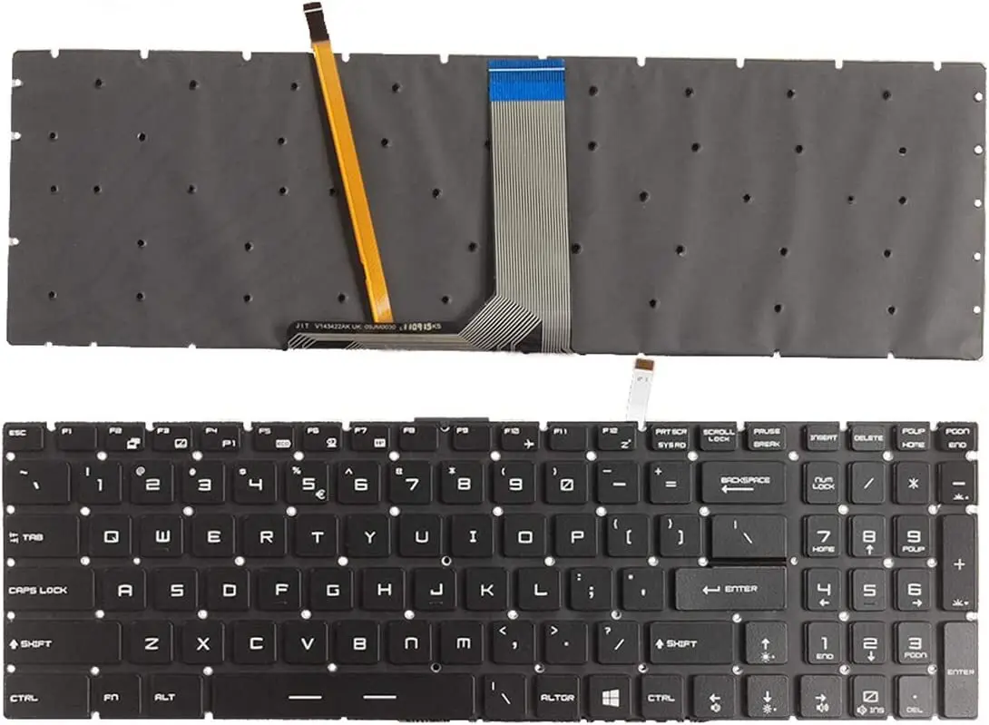 New  for   MSI GP63 Leopard 8RD 8RE GP73 Leopard 8RD 8RE Colorful Backlit US Keyboard