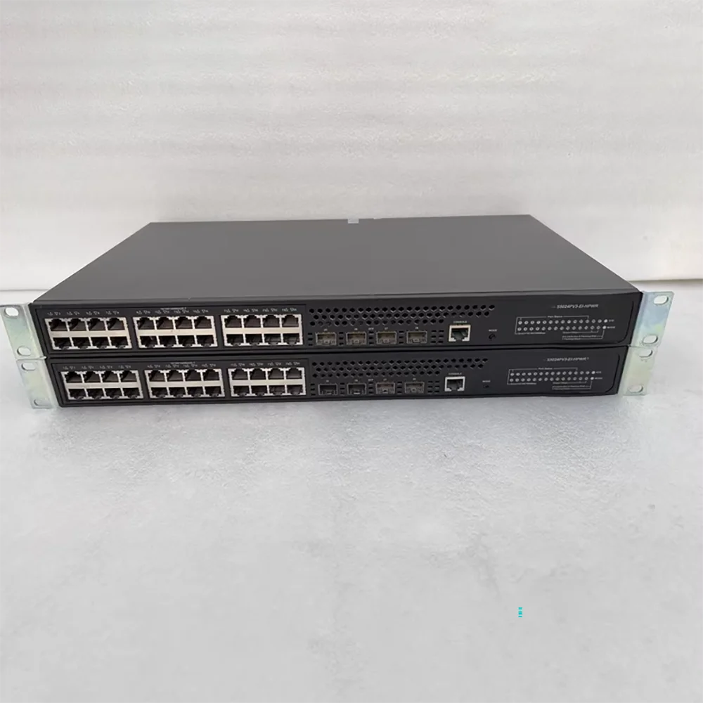 

1Pcs S5024PV3-EI-HPWR 24 Port Gigabit POE Switch Layer 2 Network Management Type 100% Tested Fast Ship Perfect Work