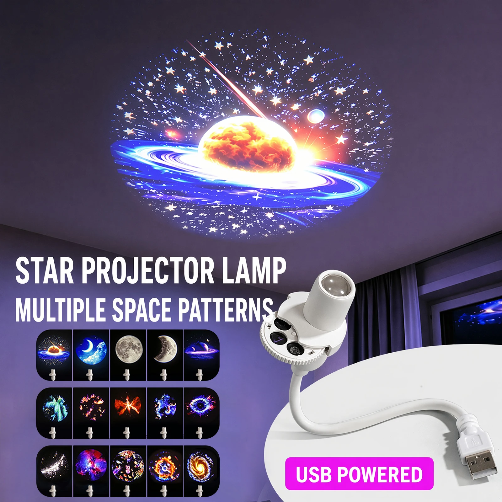 Proyector de Luz USB Flexible - Ambient Lighting Decor For Room reseña y precio