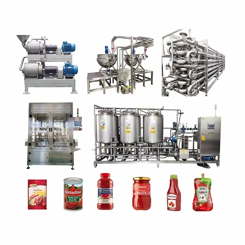 Custom Total Solution for Private Label Customized and Canned Ketchup Tomato Paste Production Lines for The African Market