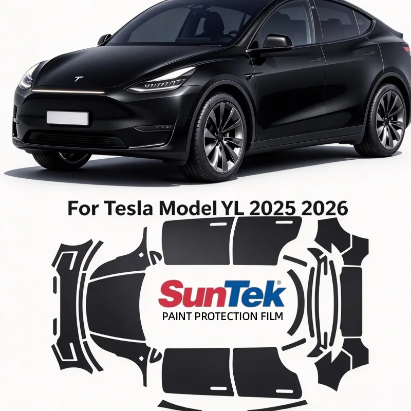 Suntek TPU PPF Pre-cut Paint Protection Film for Tesla Model YL 2025-2026 Self Healing Anti-Yellowing Gloss Transparency Matte