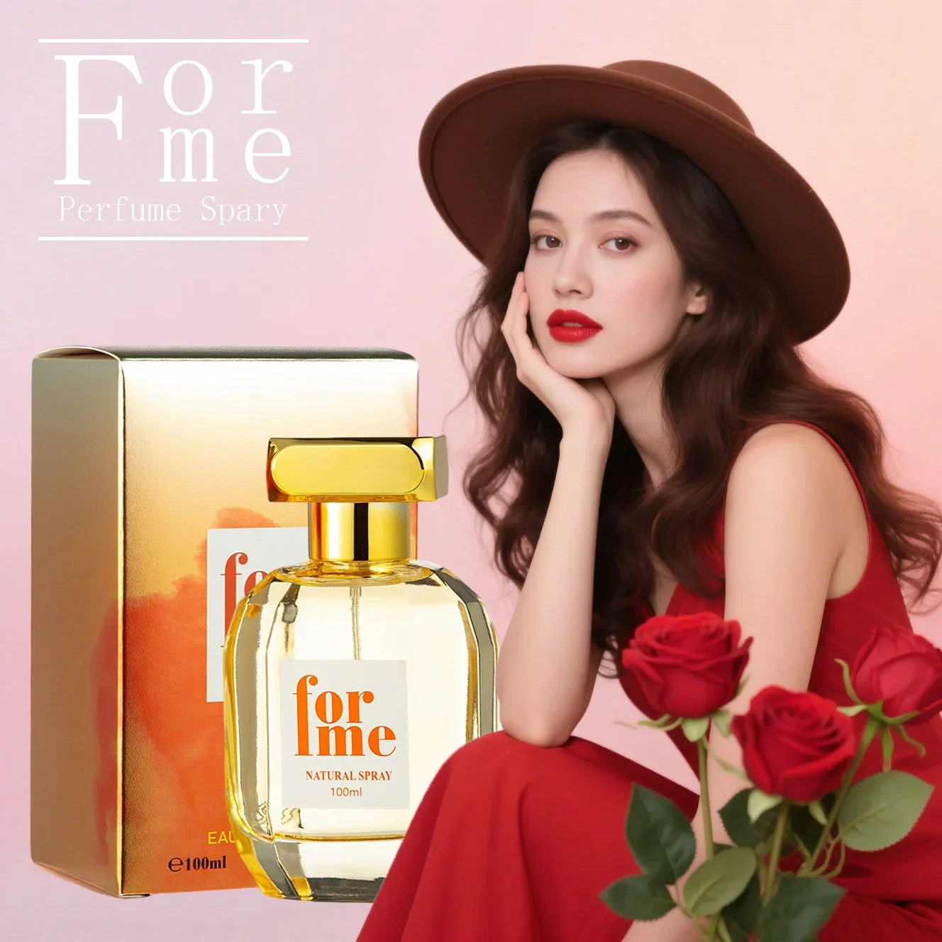 

100ML Spray Perfume for Women, Floral Fruity Vanilla Sandalwood, Long Lasting Fresh Fragrance, Daily Commute Dating, perfume oil