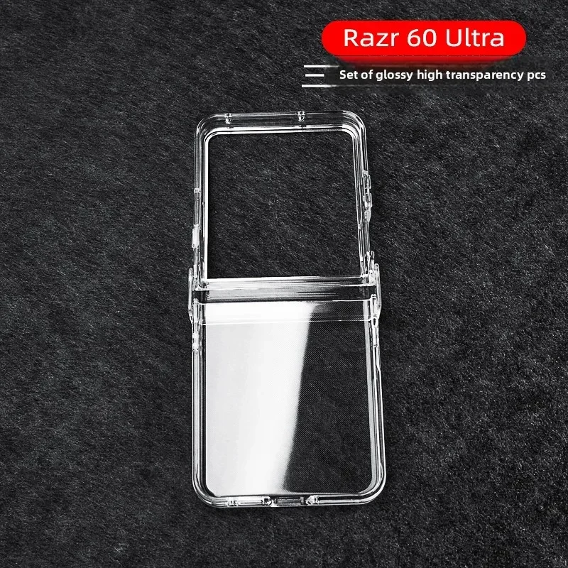 Transparente Handyhülle für Motorola Razr 70 60 50 40 Ultra Mooto Razr 60 50 Hartschale Klare PC-Scharnier-Schutzhülle aus Kunststoff – Detail 7
