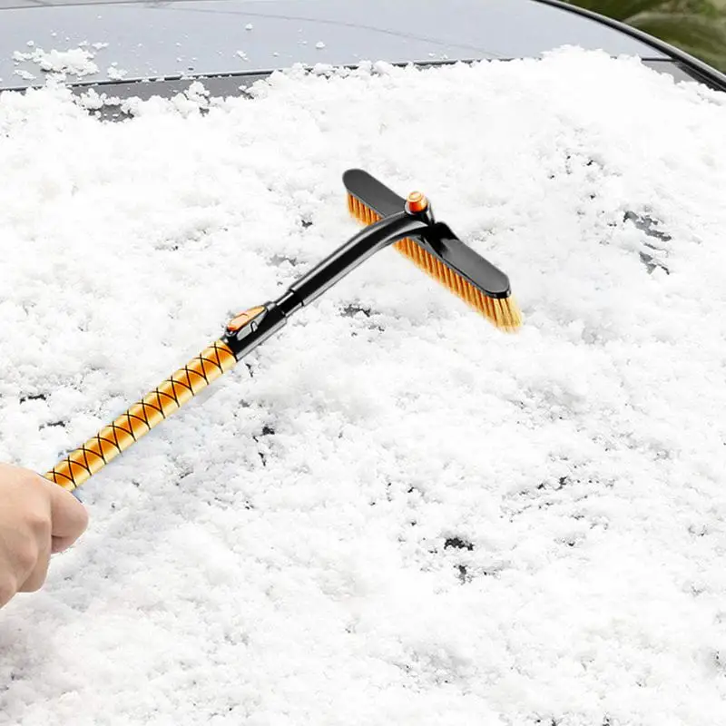 

Ice Scraper For Car Car Scraper Cleaning Brush Snow Shovel Window Deicer Ergonomic Grip Snow Remover Car Snow Brush Extendable