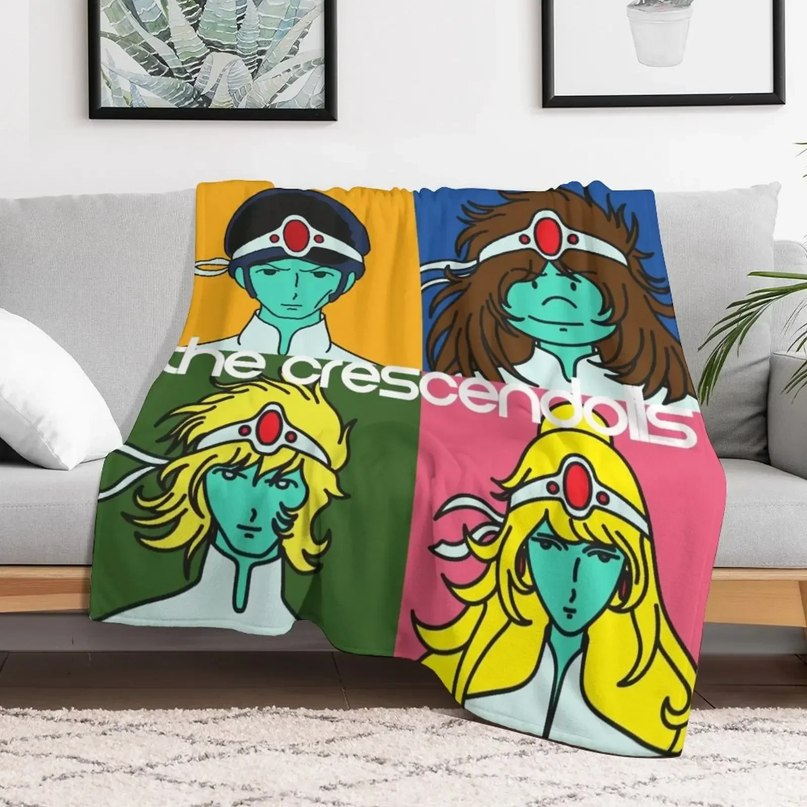

The Crescendolls [Alien version] Throw Blanket For Baby Quilt Bed linens Nap Blankets