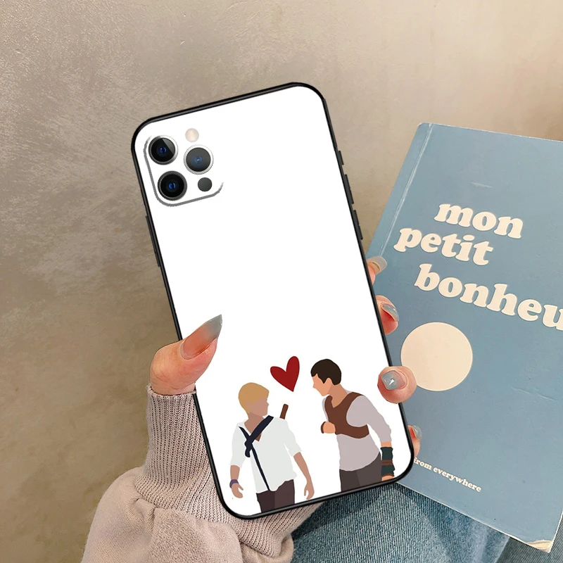 نيوت يقتبس المتاهة عداء الحال بالنسبة آيفون 17 الهواء 13 16 15 11 12 14 برو ماكس 13 mini XR 15 16 Plus 16e الغطاء الخلفي شل