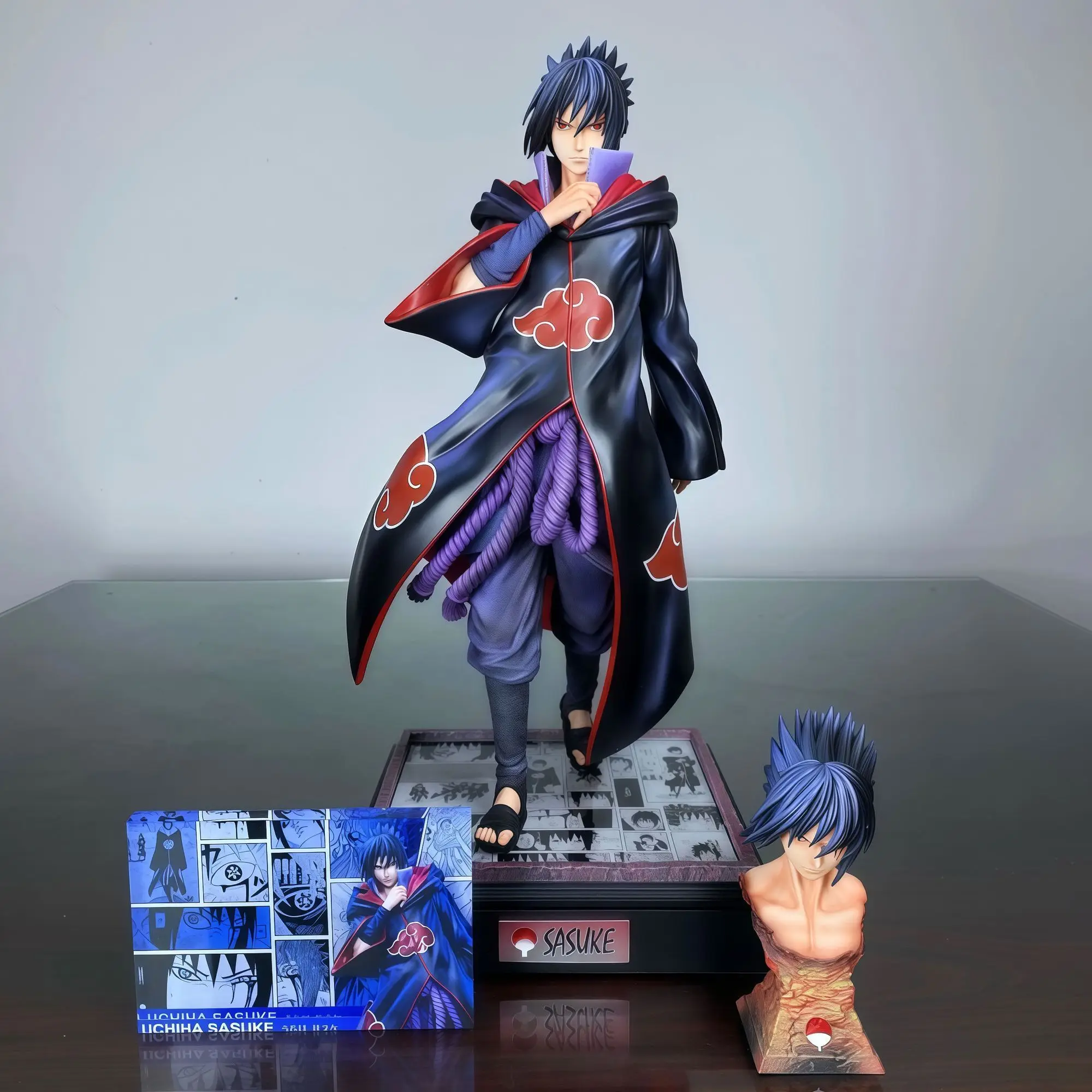 

Фигурки аниме Наруто Нирвана Саске Учиха (Отряд Орла), 35 см, подвижные, в боевой позе, из ПВХ, лимитированная серия, праздничные игрушки, подарки