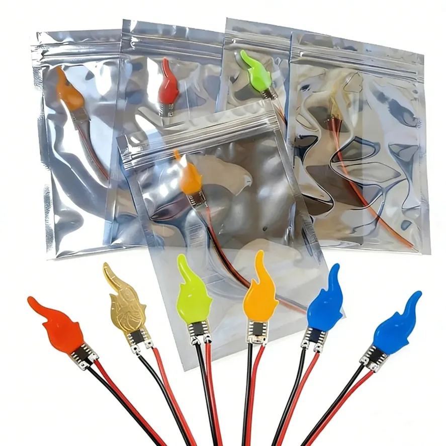 DC 3V LED Flame Filament DIY Wiring COB Candles Lamp RA90 With Packaging Flickering Flame Decoration Light Bulb Diode Accessorie