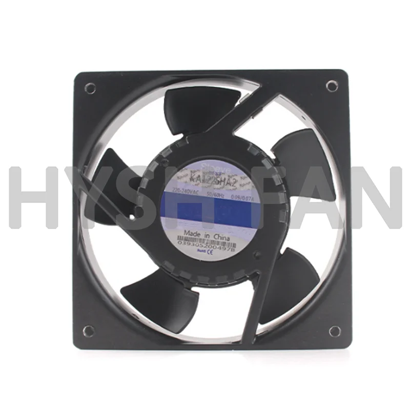 KA1225HA2 Oil 220V 0.07A/0.06A Electric Cabinet High Temperature Heat Dissipation Fan