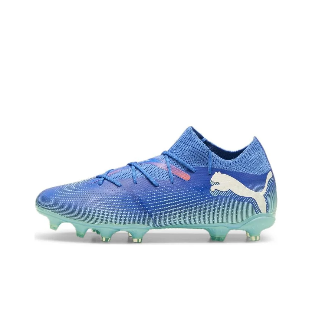 PUMA FUTURE 7 MATCH Soft And Comfortable Soccer Shoes Unisex Blue 107931-01
