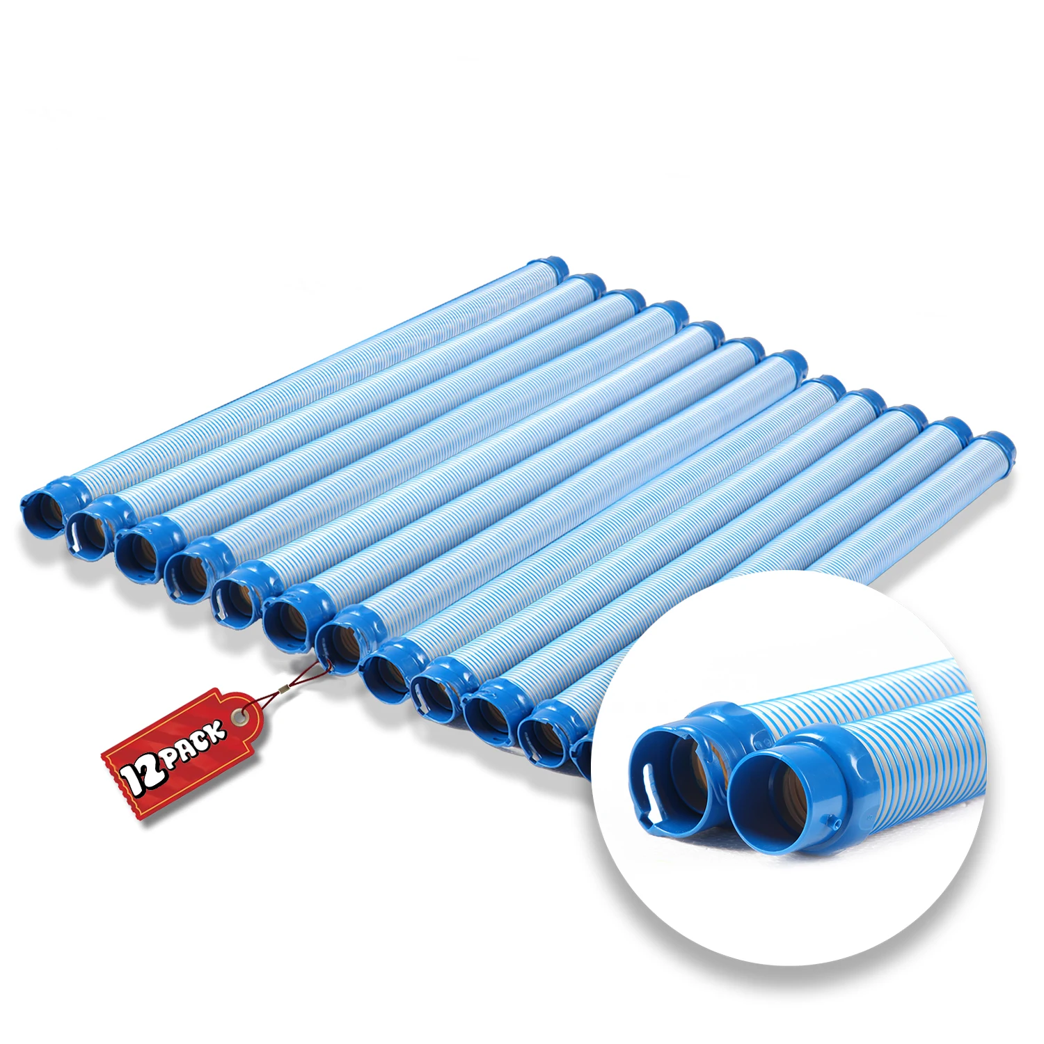 Pool Cleaner Hose for Zodiac MX6 MX8 Replacement Parts, 39 Inch R0527700 Twist Lock Pool Vacuum Hose（12PS)）