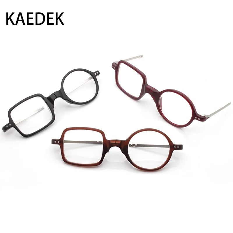 Vintage Vintage Irregular Readers Presbyopic Glasses Portable Magnetic Suction Neck Reading Eyeglasses Round Square Frame - Aliexpress Deal