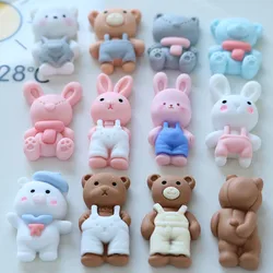 10pcs Mini Kawaii Cartoon Fruit Cherry Resin Flat Back Cabochons Scrapbook Diy Party Hairpin Accessories Home Decoration Craft