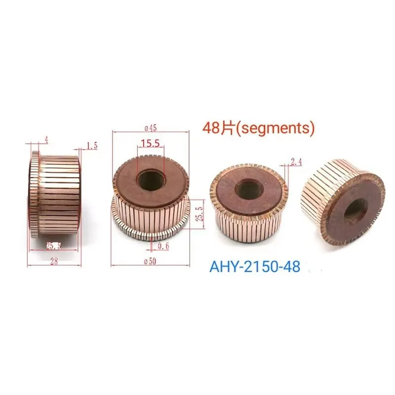 45*15.5*25.5*48P Ahy-2150-48 Is Suitable for Shuhua Treadmill Commutators, Reversers, and Copper Heads. They Are All the Same Size and Universally Compatible