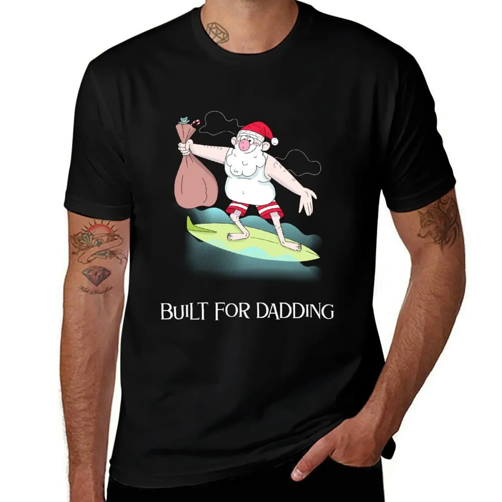 

Футболка Built for Dadding, день отца, одежда больших размеров, футболка на заказ, футболки большого размера, мужская мужская одежда