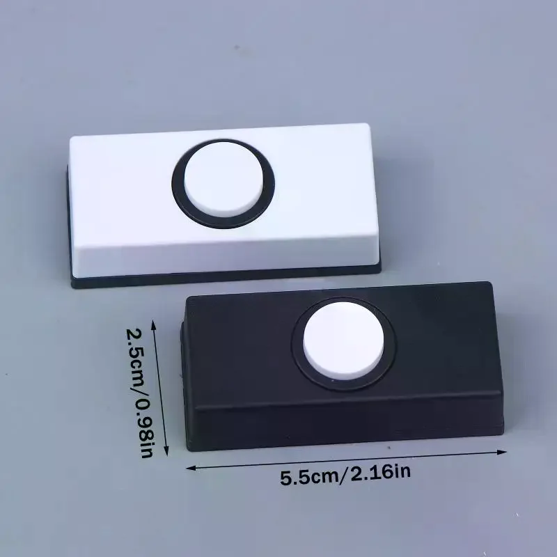 Botones de timbre de puerta con cableado, interruptores de timbre montados en la pared, botón de campanas de puerta iluminadas para la mayoría de campanas de puerta