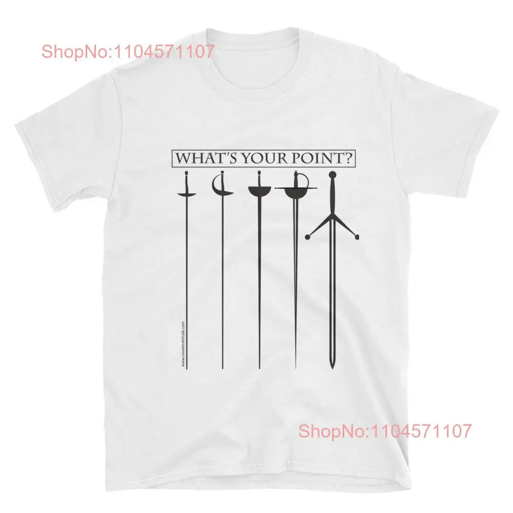 What's Your Point 2 T シャツ ホワイト 長袖または半袖