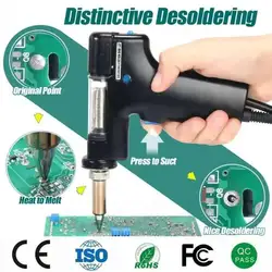 YIHUA 948 948D II Long Steel Cylinder Heat Gun Handle Tin Gun Heating Element For A Soldering Iron Tips Desoldering Pump Station