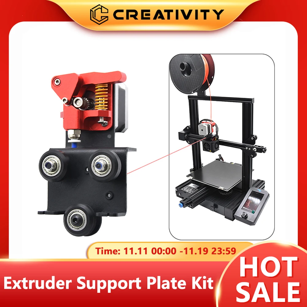 

Обновленный комплект опорных пластин для экструдера с прямым приводом и двойной передачей для фотографий 3 Pro CR 10,CR 10S адаптер для экструдера детали для 3D-принтера