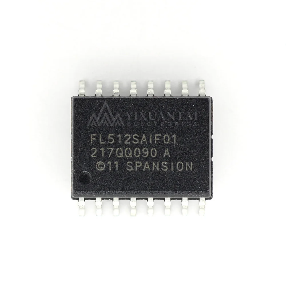 2pcs/Lot  S25FL512SAGMFI011 Marking   FL512SAIF01【IC FLASH 512MBIT SPI/QUAD 16SOIC 】New and Original