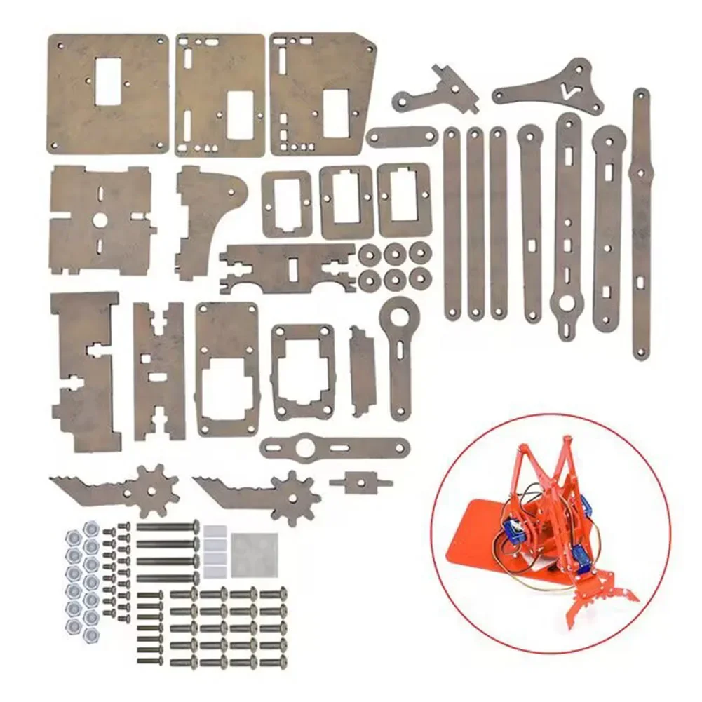 Mechanical Robot Manipulator Claw  Kit For Arduino Fun STEAM Learning & Creativity Programmable Robot Starter Kit Robotic Arm