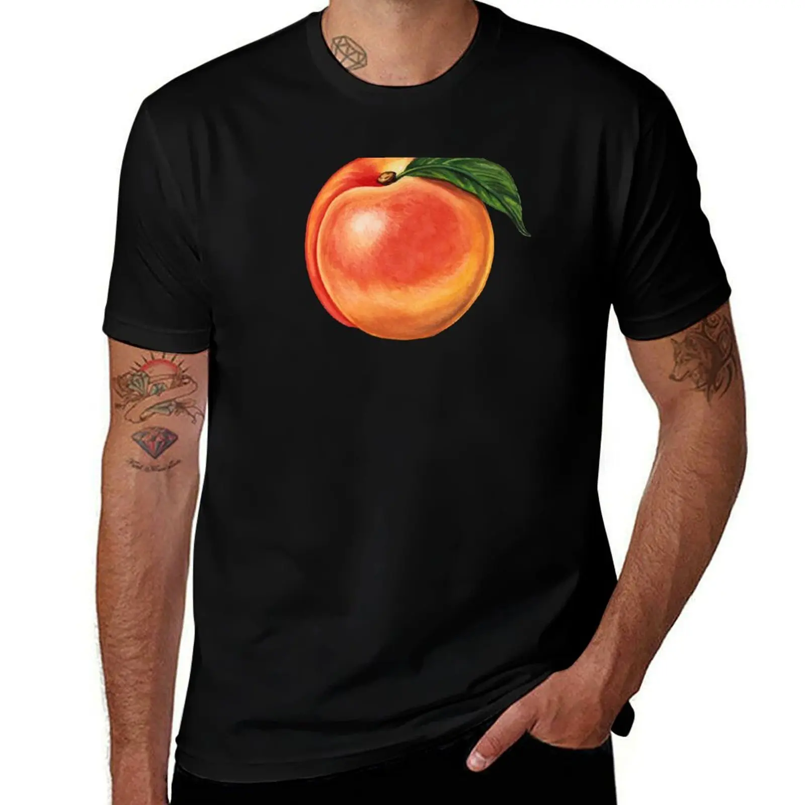 

Peach Pattern T-Shirt anime tshirt man t shirt graphic shirts mens graphic t-shirts funny