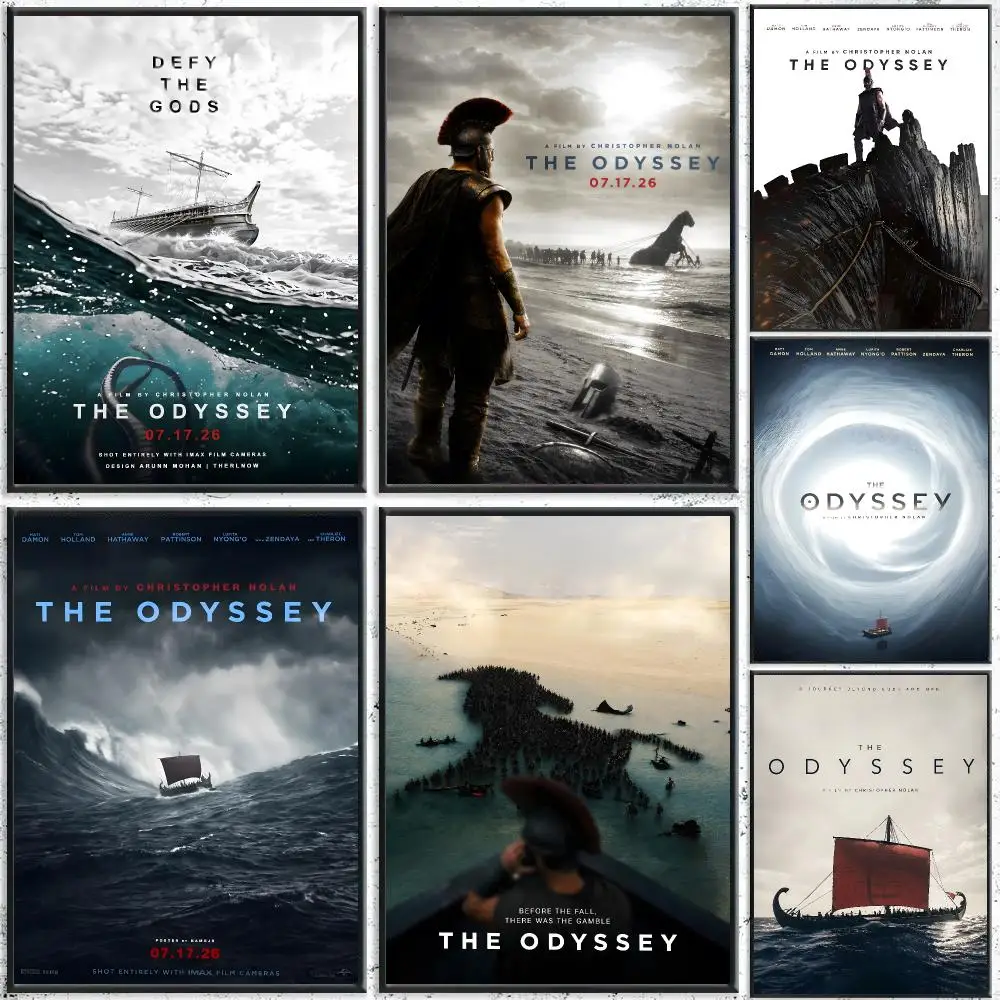 Novel The Odyssey Poster Self-Adhesive Waterproof Wall Stickers, Coffee Bar Home Wall Decor