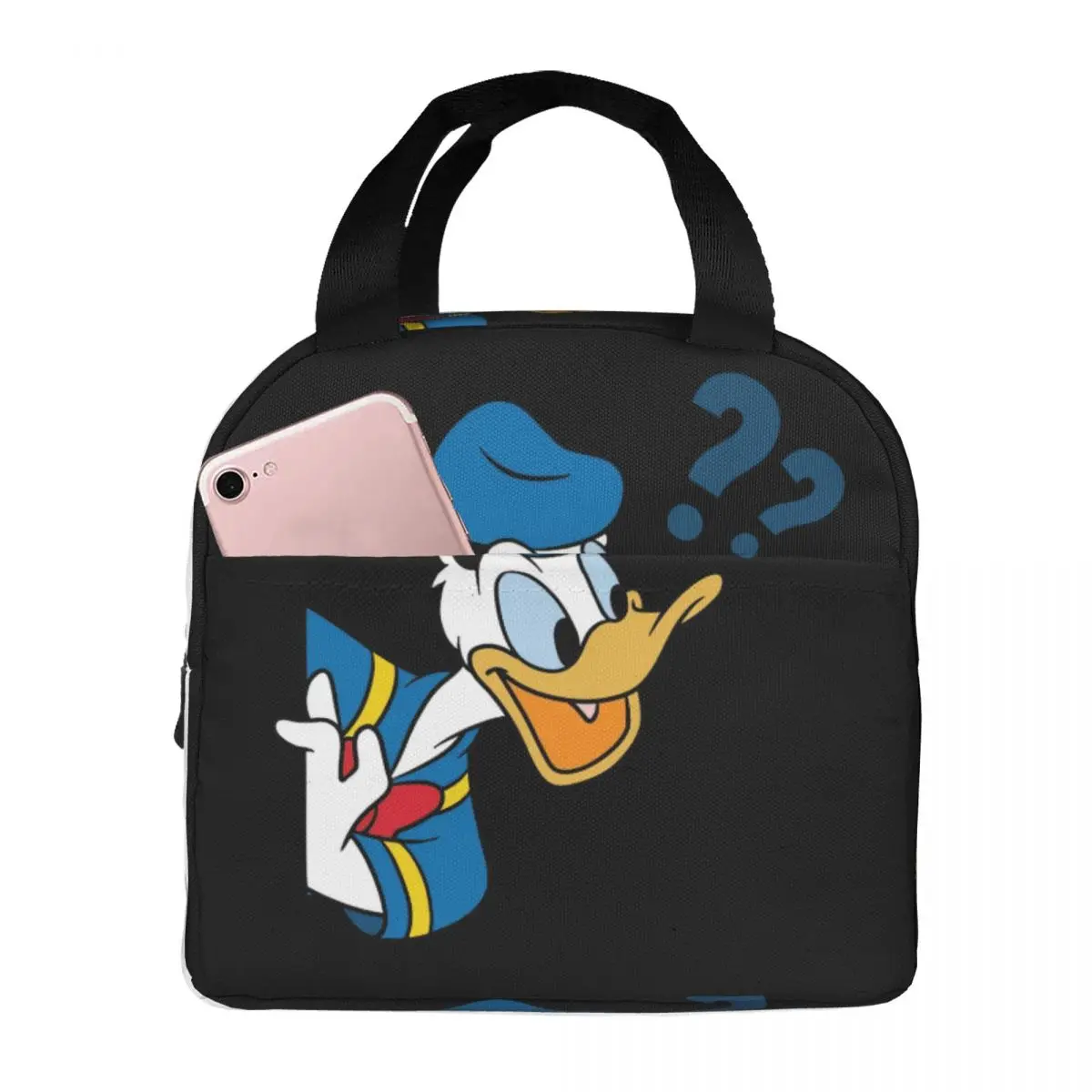 

Сумка для обеда Custom Donaldes Anime Duckes, женская термоизолированная сумка-холодильник для студентов и школьников