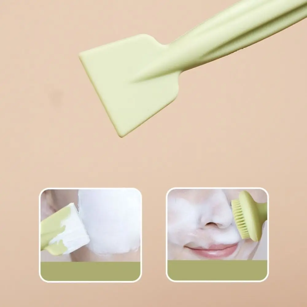 Soft Silicone Face Mask Brush Multifunctional Skin Care Facial Cleaning Brush Mask Mud Mixing Tool Mask Applicator