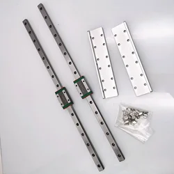 1pcs  Creality CR-10S 3D printer Hiwin MGn12H Y axis linear rail upgrade mod kit