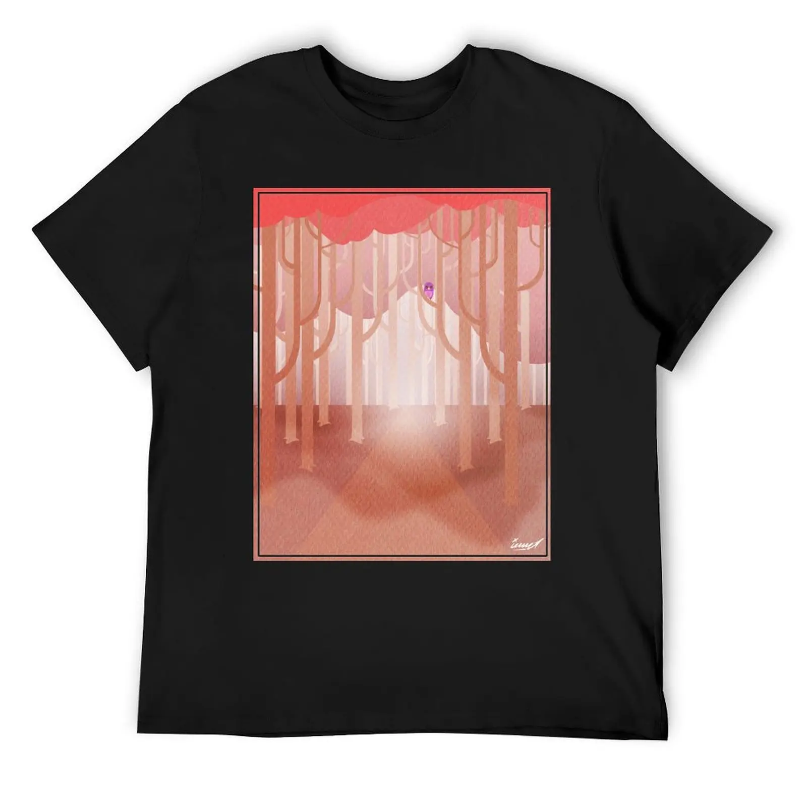 

Misty Forest T-Shirt kawaii clothes man t shirt for a boy quick drying outfits for men