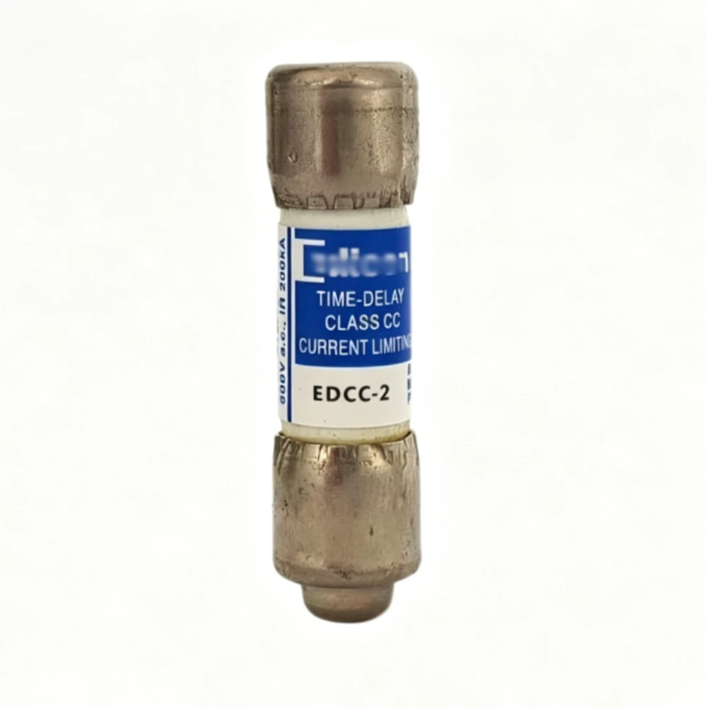10PCS OEM EDCC‑2 Time‑Delay Fuse 2A 600VAC Class CC Current‑Limiting Fuse