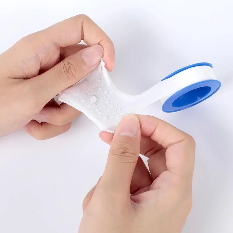 PTFE ช่างประปาเทปความหนาแน่นสูงเทปปิดผนึกท่อกันน้ําแก๊สประปาด้ายเทปสีขาว Water Sealant Seal สําหรับหัวฝักบัว
