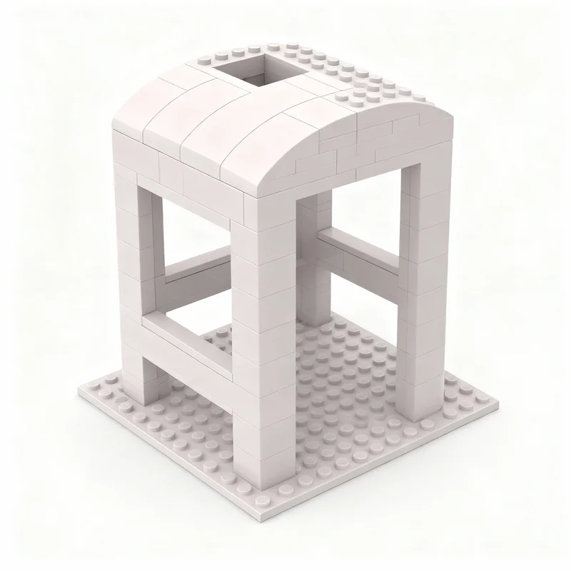 204 pièces MOC China Bridge 2 Modèles de jouets Blocs de construction Cadeau de Noël Éducation créative DIY Briques à assembler Anniversaire
