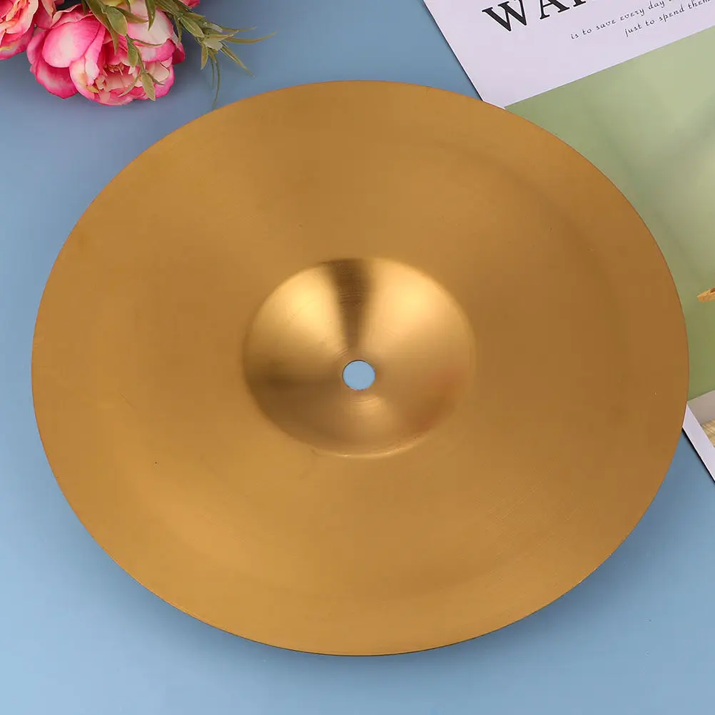 1Pcs Jazz Drum Cymbals Alloy Brass Replacement Part Easy Install Professional Hi Hat Drum Kit Accessory Clear Sound Quality