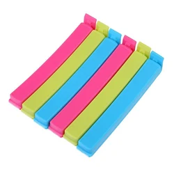 Clips para bolsas de piezas, herramienta de plástico portátil para almacenamiento de alimentos, sellador de aperitivos, venta al por mayor, 1-10 unidades