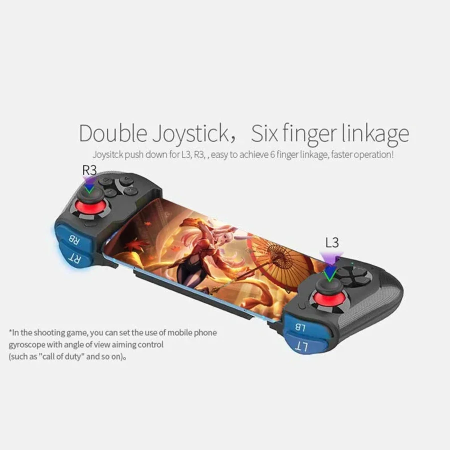 Controller mobile Pubg per iPhone Telefono cellulare Android Gamepad Controllo Bluetooth Joystick Trigger Game Pad Cellulare Smartphone