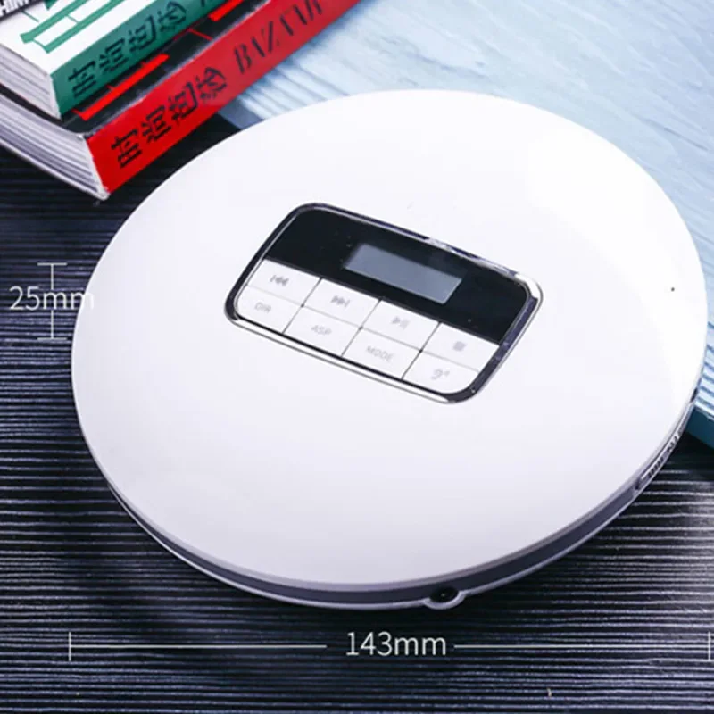 مشغل أقراص مضغوطة محمول وكمان لايت مشغلات أقراص مضغوطة محمولة أقراص صغيرة لسمع الطلاب آلة تعلم HIFI جودة صوت 3.5 ملم