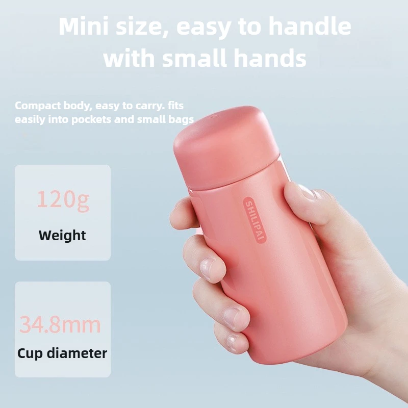 Мини-стакан из нержавеющей стали, вакуумная изоляция 304, герметичный легкий вес для школы, подарок для путешествий, термочашка 150 мл Мини-стакан из нержавеющей стали, вакуумная изоляция 304, герметичный легкий вес для школы, подарок для путешествий, термочашка 150 мл